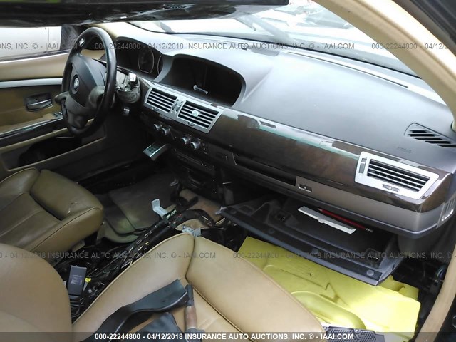 WBAHL83528DT11513 - 2008 BMW 750 I BLACK photo 5