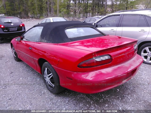 2G1FP32K4T2146578 - 1996 CHEVROLET CAMARO RS RED photo 3