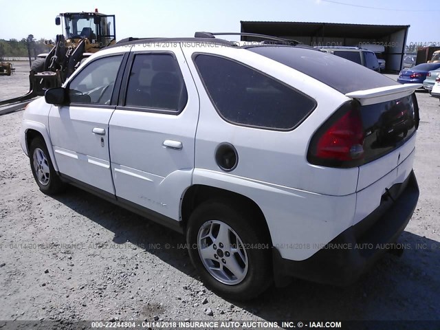 3G7DA03EX4S561941 - 2004 PONTIAC AZTEK WHITE photo 3