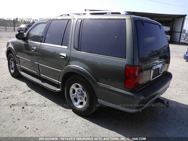 5LMFU28A41LJ07133 - 2001 LINCOLN NAVIGATOR 绿色 照片 3