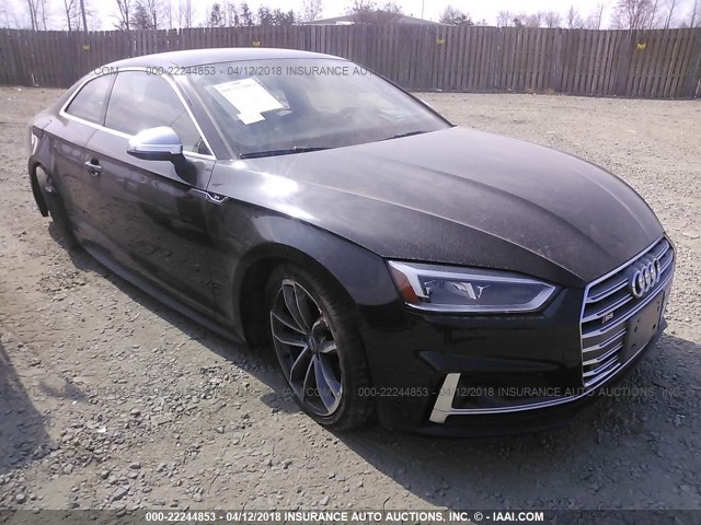 WAUR4AF54JA073921 - 2018 AUDI S5 PRESTIGE BLACK photo 1