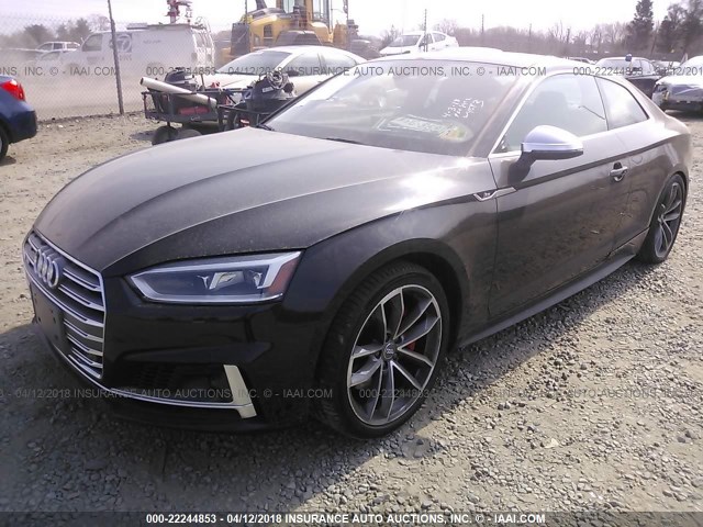 WAUR4AF54JA073921 - 2018 AUDI S5 PRESTIGE BLACK photo 2