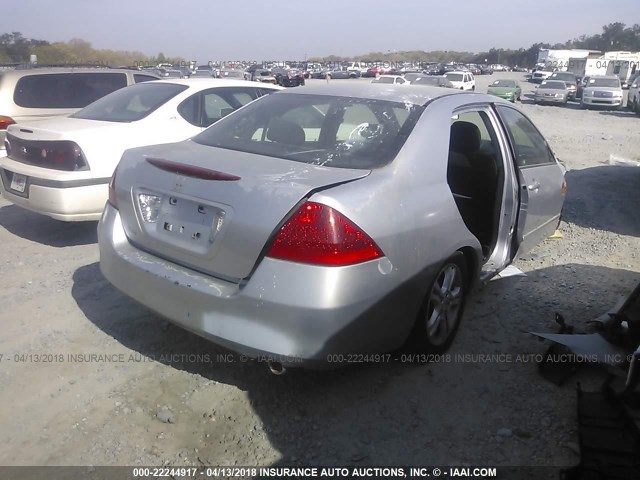 1HGCM55377A090058 - 2007 HONDA ACCORD SE SILVER photo 4