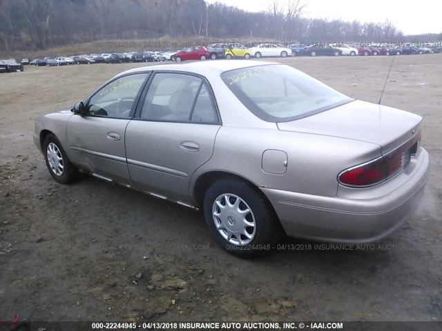 2G4WS52J331105904 - 2003 BUICK CENTURY CUSTOM GOLD photo 3