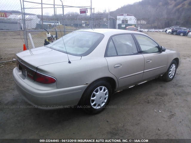 2G4WS52J331105904 - 2003 BUICK CENTURY CUSTOM GOLD photo 4