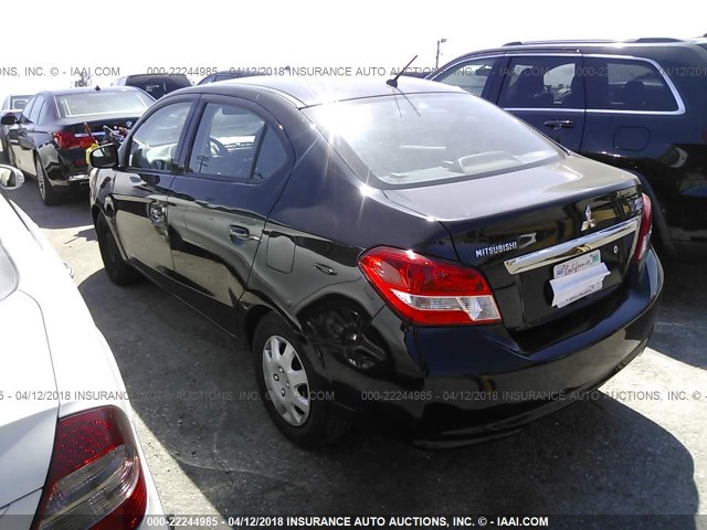 ML32F3FJ7HHF06937 - 2017 MITSUBISHI MIRAGE G4 ES Qara foto 3