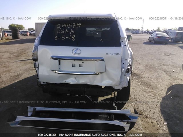 JTJJM7FX3E5087258 - 2014 LEXUS GX PREMIUM WHITE photo 6