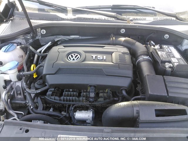 1VWAT7A3XEC074073 - 2014 VOLKSWAGEN PASSAT S GRAY photo 10