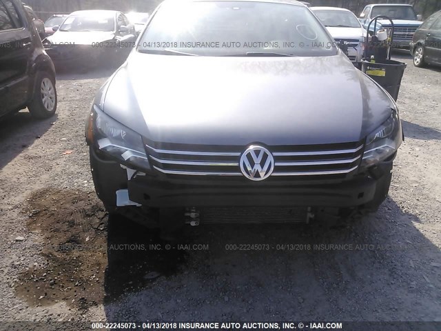 1VWAT7A3XEC074073 - 2014 VOLKSWAGEN PASSAT S GRAY photo 6