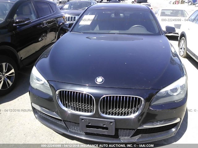 WBAKA8C55ACY35519 - 2010 BMW 750 I BLACK photo 6