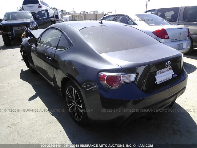 JF1ZNAA15D2711005 - 2013 TOYOTA SCION FR-S BLACK photo 3