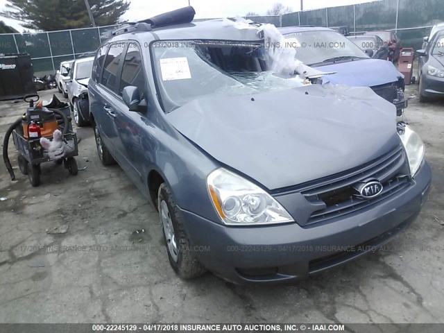 KNDMB233286229639 - 2008 KIA SEDONA EX/LX BLUE photo 1