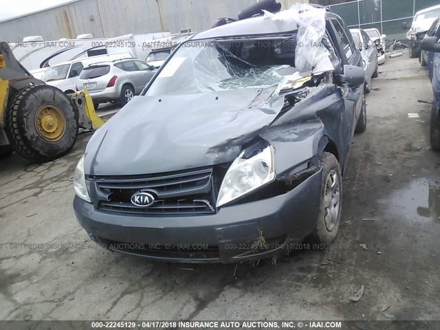 KNDMB233286229639 - 2008 KIA SEDONA EX/LX BLUE photo 2