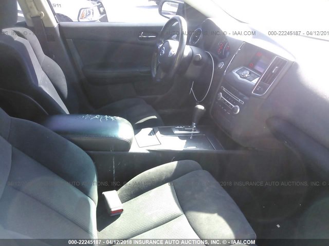 1N4AA5AP1CC845751 - 2012 NISSAN MAXIMA S/SV SILVER photo 5