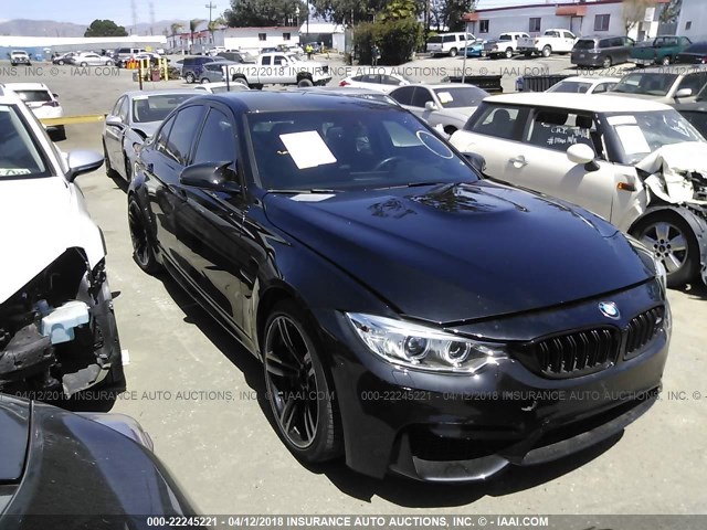 WBS8M9C53G5E68428 - 2016 BMW M3 BLACK photo 1