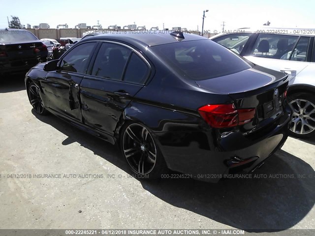 WBS8M9C53G5E68428 - 2016 BMW M3 BLACK photo 3