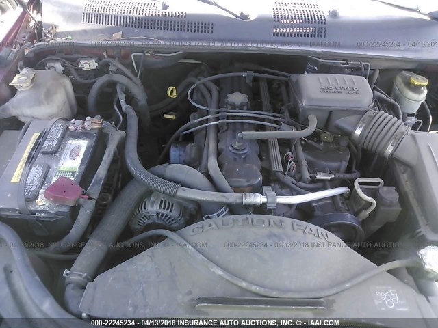 1J4GX48S34C436007 - 2004 JEEP GRAND CHEROKEE LAREDO/COLUMBIA/FREEDOM 红色 照片 10