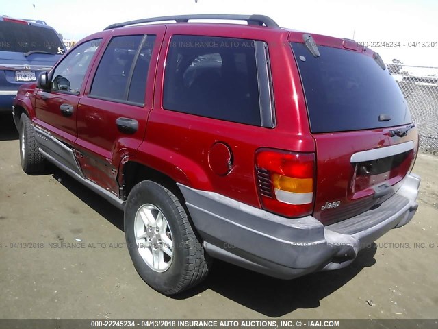 1J4GX48S34C436007 - 2004 JEEP GRAND CHEROKEE LAREDO/COLUMBIA/FREEDOM 红色 照片 3