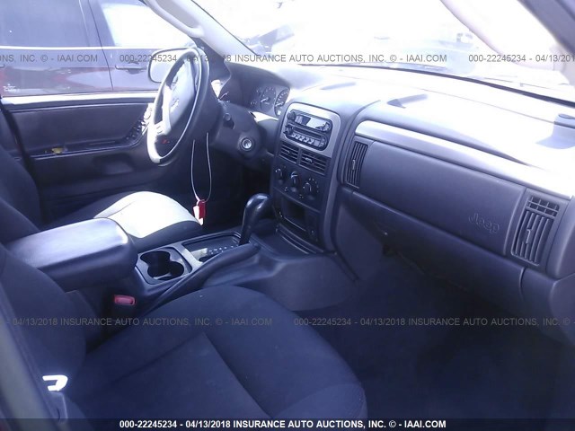 1J4GX48S34C436007 - 2004 JEEP GRAND CHEROKEE LAREDO/COLUMBIA/FREEDOM 红色 照片 5