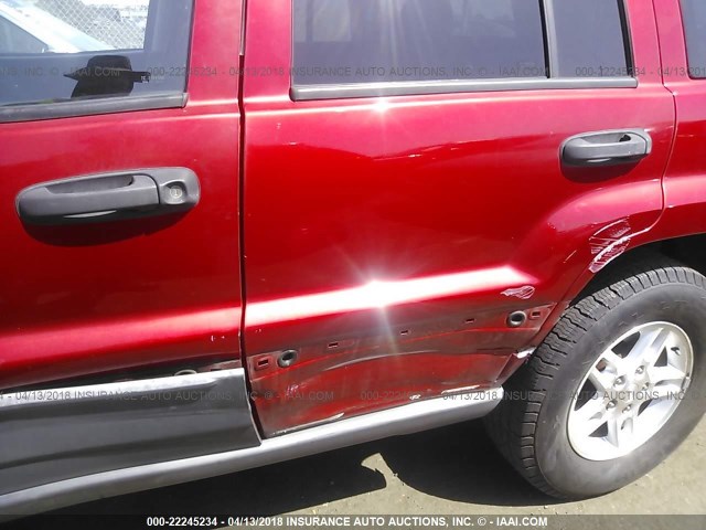 1J4GX48S34C436007 - 2004 JEEP GRAND CHEROKEE LAREDO/COLUMBIA/FREEDOM 红色 照片 6