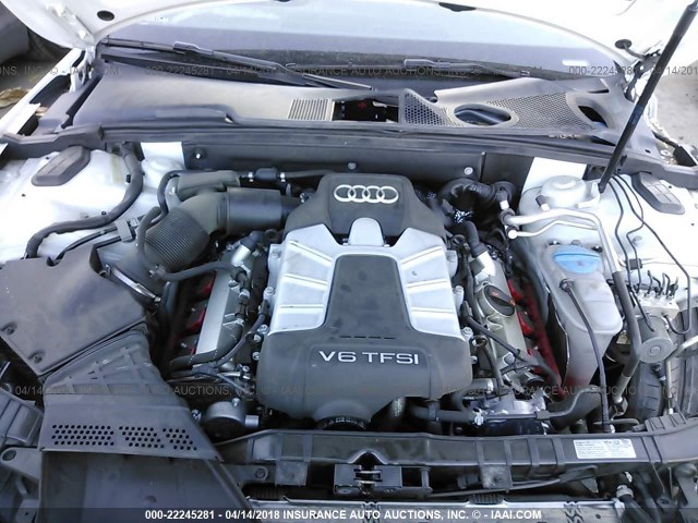 WAUGGAFR1DA003329 - 2013 AUDI S5 PREMIUM PLUS 白色 照片 10