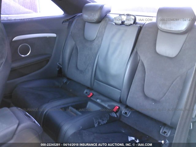 WAUGGAFR1DA003329 - 2013 AUDI S5 PREMIUM PLUS 白色 照片 8