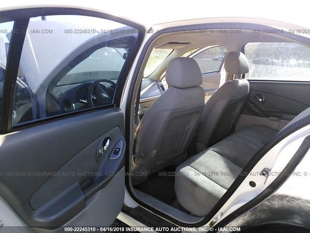 1G1ZT58N78F149132 - 2008 CHEVROLET MALIBU LT/CLASSIC WHITE photo 8