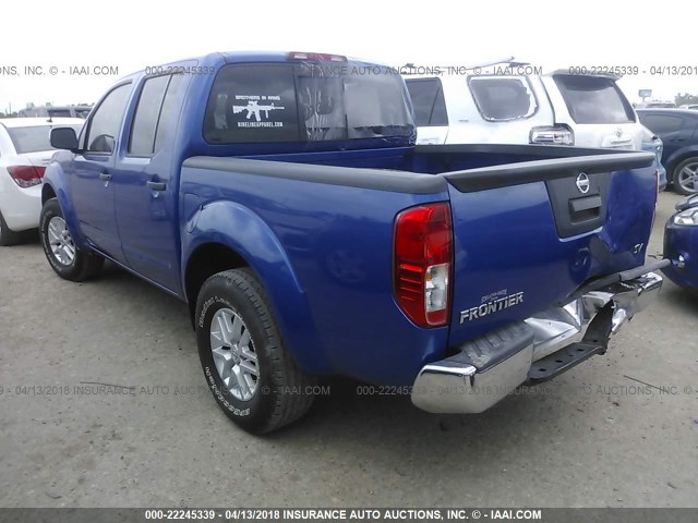 1N6AD0ER3FN760545 - 2015 NISSAN FRONTIER S/SV/SL/PRO-4X BLUE photo 3