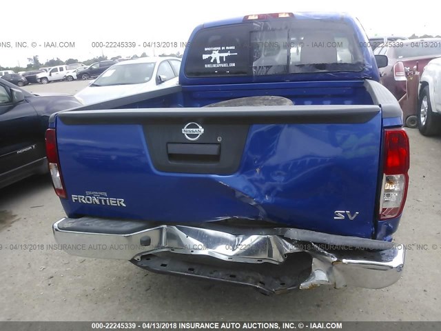 1N6AD0ER3FN760545 - 2015 NISSAN FRONTIER S/SV/SL/PRO-4X BLUE photo 6