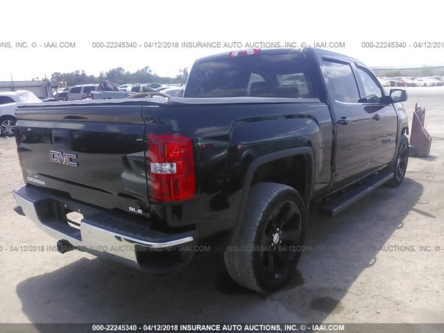 3GTP1MEC9GG301989 - 2016 GMC SIERRA C1500 SLE BLACK photo 4