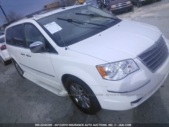 2A8HR64X78R738889 - 2008 CHRYSLER TOWN & COUNTRY LIMITED WHITE photo 1