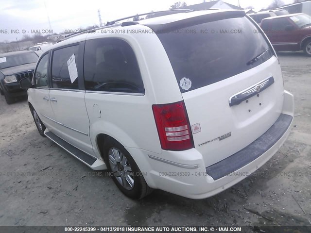 2A8HR64X78R738889 - 2008 CHRYSLER TOWN & COUNTRY LIMITED WHITE photo 3