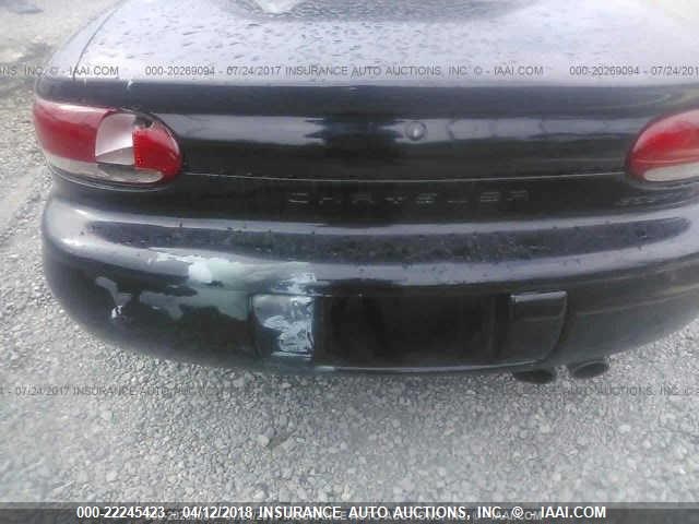 3C3EL55H1VT505052 - 1997 CHRYSLER SEBRING JXI BLACK photo 6