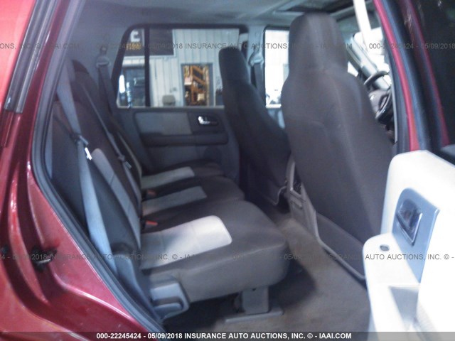 1FMFU16526LA78063 - 2006 FORD EXPEDITION XLT წითელი ფოტო 8