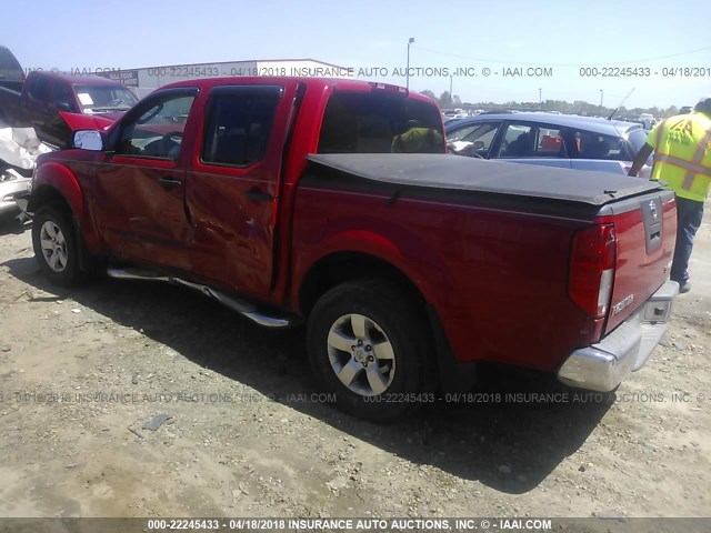 1N6AD0EV5AC400467 - 2010 NISSAN FRONTIER CREW CAB SE/LE/NISMO RED photo 3