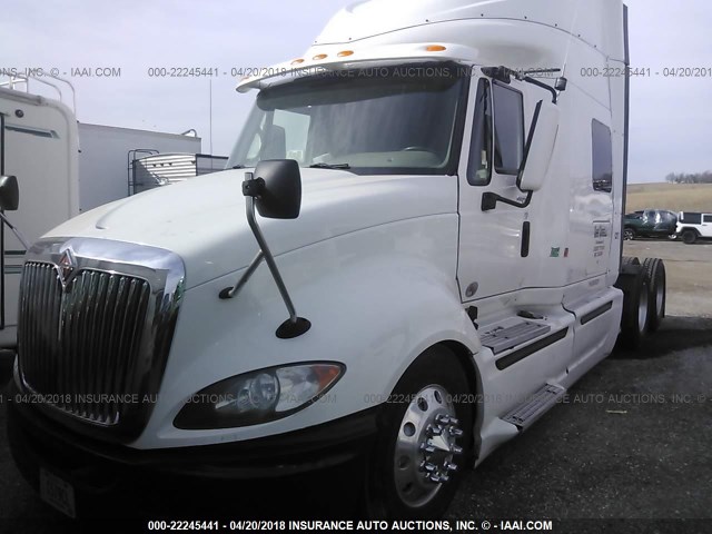 3HSCUAPR2BN186931 - 2011 INTERNATIONAL PROSTAR PREMIUM  WHITE photo 2