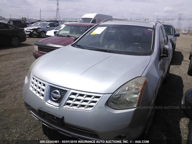 JN8AS58V69W440668 - 2009 NISSAN ROGUE S/SL SILVER photo 2