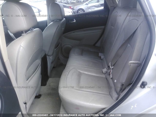 JN8AS58V69W440668 - 2009 NISSAN ROGUE S/SL SILVER photo 8