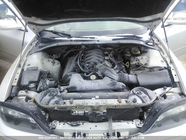 1LNHM87A05Y630433 - 2005 LINCOLN LS WHITE photo 10