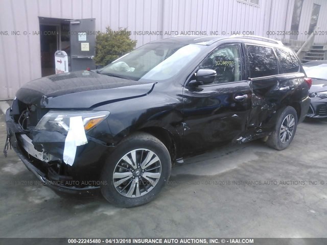 5N1DR2MM5HC658239 - 2017 NISSAN PATHFINDER S/SV/SL/PLATINUM 黑色 照片 2