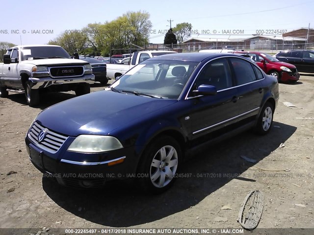 WVWRH63B93P258027 - 2003 VOLKSWAGEN PASSAT GLX 蓝色 照片 2