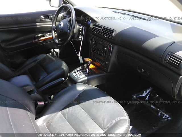 WVWRH63B93P258027 - 2003 VOLKSWAGEN PASSAT GLX 蓝色 照片 5