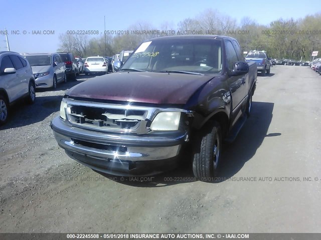 1FTRX17LXWNB63338 - 1998 FORD F150 MAROON photo 6