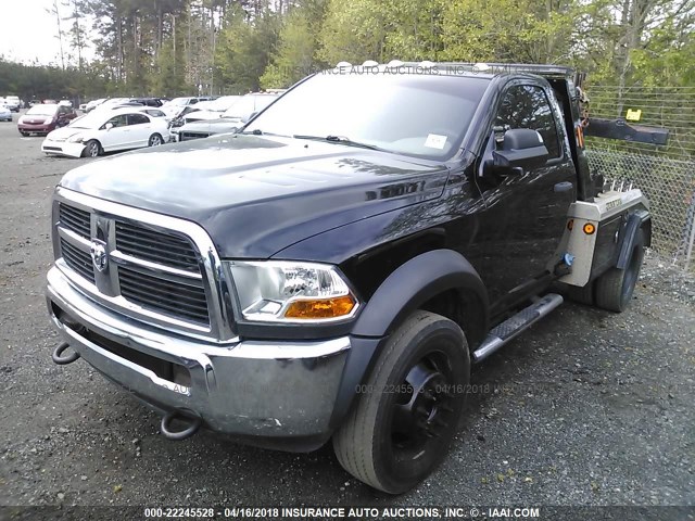 3D6WA6EL7BG506656 - 2011 DODGE RAM 4500 ST/SLT BLACK photo 2