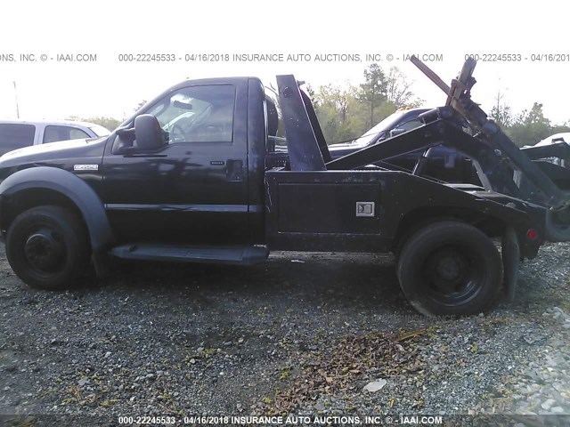 1FDXF46PX7EB19076 - 2007 FORD F450 SUPER DUTY BLACK photo 3