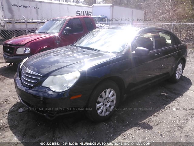 1C3LC46JX8N142886 - 2008 CHRYSLER SEBRING LX BLACK photo 2