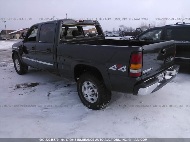 1GTGK23U64F188402 - 2004 GMC SIERRA K2500 CREW CAB GRAY photo 3