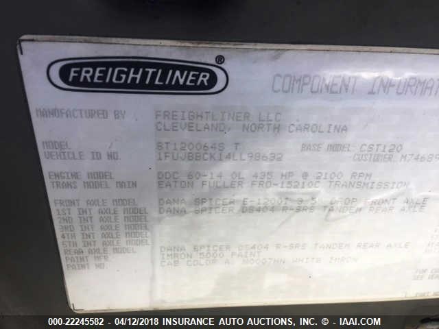 1FUJBBCK14LL98632 - 2004 FREIGHTLINER CONVENTIONAL ST120 Unknown photo 10
