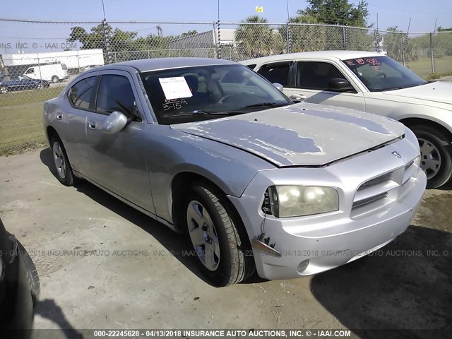 2B3KA43R18H110605 - 2008 DODGE CHARGER SILVER photo 6