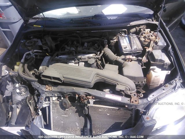 JM1BJ225210445612 - 2001 MAZDA PROTEGE LX/ES შავი ფოტო 10